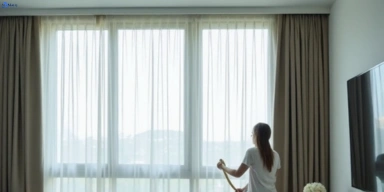 Delicate sheer drape cleaning rushcutters-bay-nsw Fresho Curtain Cleaning